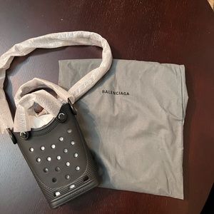 NWOT Balenciaga Black Cell Phone Bag